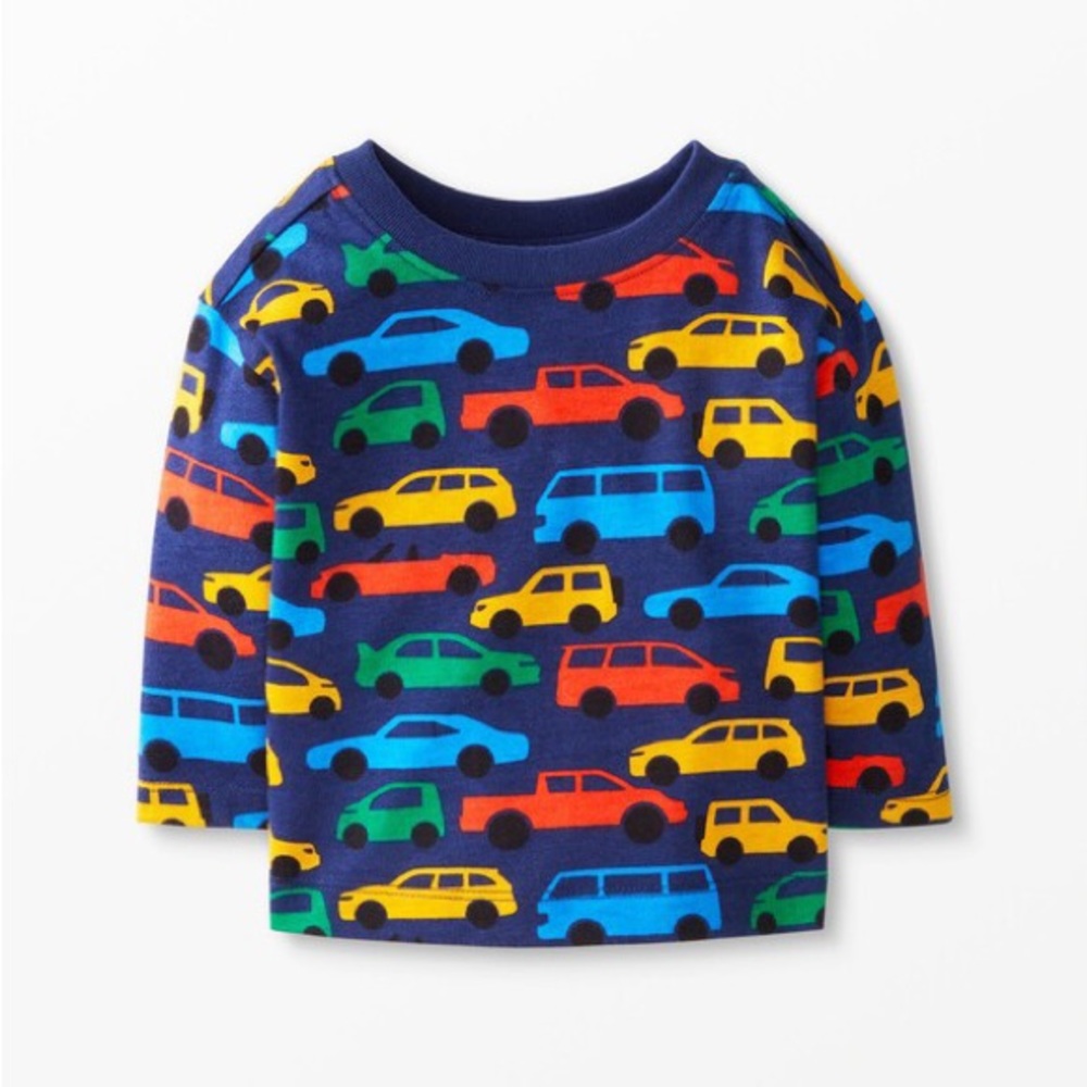 Hanna Andersson Traffic Jam shirt NEW 12-18m.